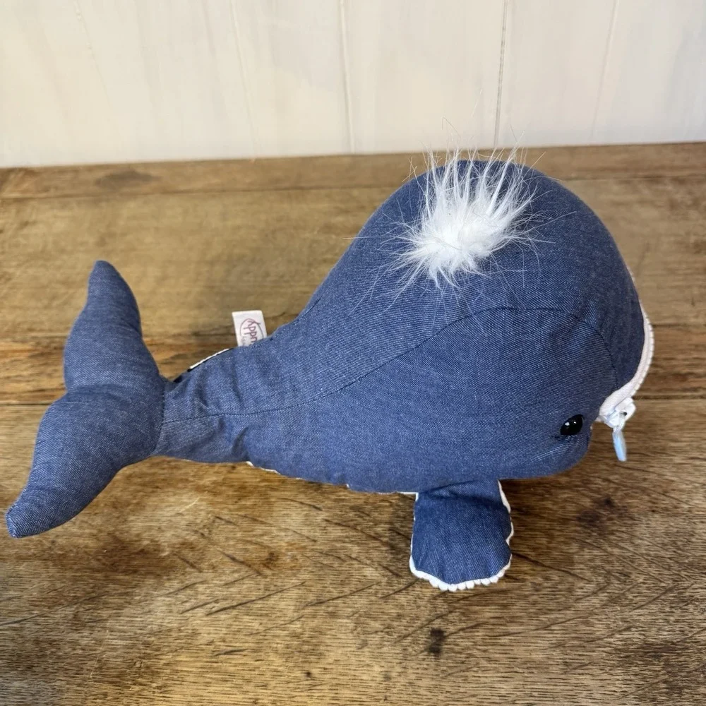 Scentsy Benny the Blue Whale Plush Blue Denim‎ Style Scent Pak Holder